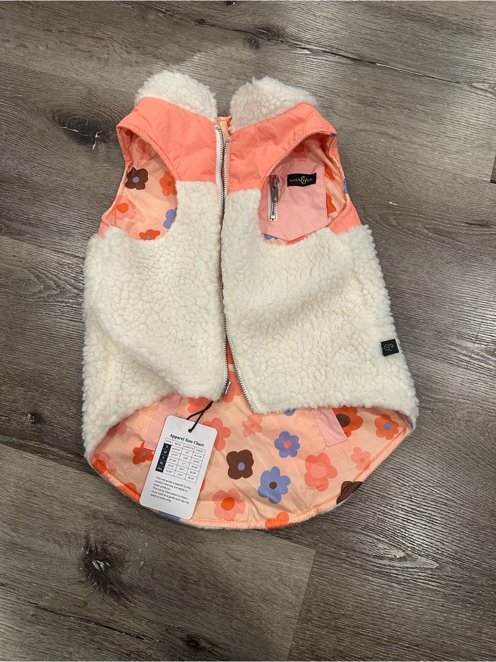 Lucy & Co Let's Groove Reversible Puffer Vest
